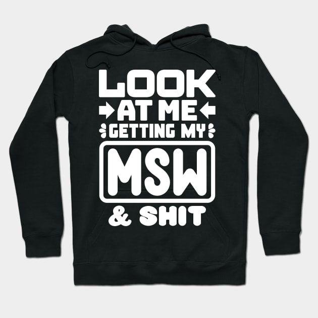 MSW Student Hoodie by colorsplash